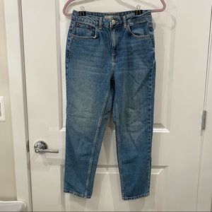Topshop - Moto Mom Jeans - Regular Wash - Size 28P